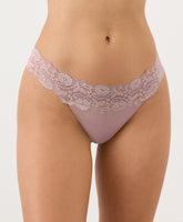 Organic Lace Waist Thong