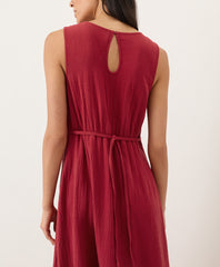 Organic Coastal Double Gauze Beach To Brunch Maxi Dress