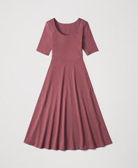 Organic Fit & Flare Signature Scoop Dress