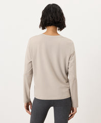 Organic Luxe Essential Crewneck Long Sleeve Tee