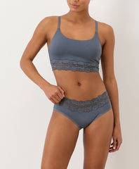 Organic Lace Modern Scoop Bralette
