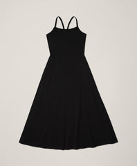 Organic Fit & Flare Midi Dress