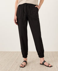 Organic Stretch Poplin Jogger