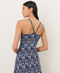 Organic Fit & Flare Midi Dress