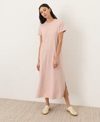 Organic Soft-Slub Essential Easy Tee Maxi Dress