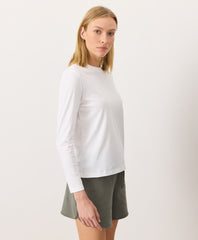 Organic Softspun Essential Crewneck Long Sleeve Tee