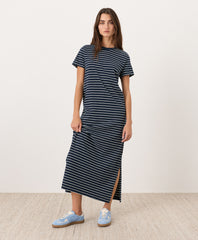 Organic Soft-Slub Essential Easy Tee Maxi Dress