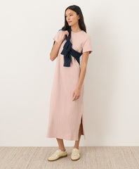 Organic Soft-Slub Essential Easy Tee Maxi Dress