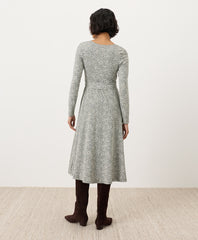 Organic Fit & Flare Wrap Dress