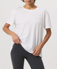 Organic Featherweight Slub Relaxed Crewneck Tee