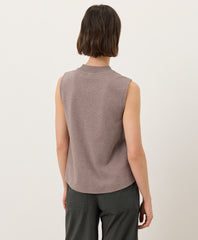 Organic Airplane Mock Neck Shell