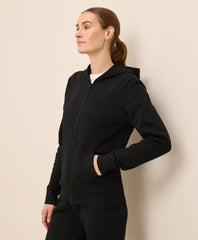 Organic Brushed Fleece Zip Hoodie