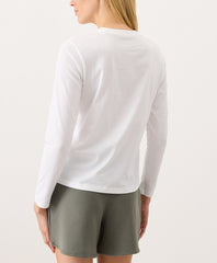 Organic Softspun Essential Crewneck Long Sleeve Tee