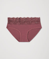 Organic Lace Waist Brief