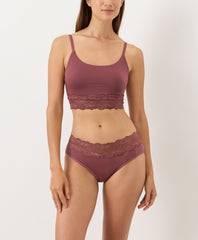 Organic Lace Waist Brief 3-Pack