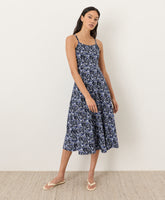 Organic Fit & Flare Midi Dress