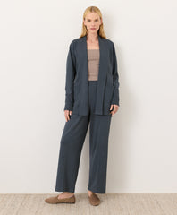 Organic Airplane Pintuck Wide Leg Pant