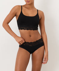 Organic Lace Modern Scoop Bralette 3-Pack