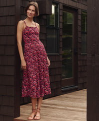 Organic Fit & Flare Midi Dress