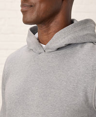 Organic Brushed Fleece Pullover Hoodie