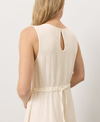 Organic Coastal Double Gauze Beach To Brunch Maxi Dress