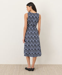 Organic Fit & Flare Easy V-Neck Dress
