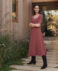 Organic Fit & Flare Signature Scoop Dress