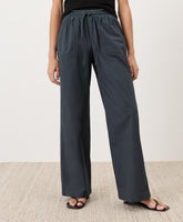 Organic Stretch Poplin Wide Leg Pant