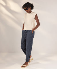 Organic Stretch Poplin Jogger