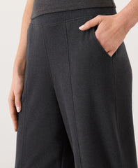 Organic Airplane Pintuck Wide Leg Pant