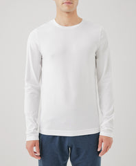 Organic Cool Stretch Long Sleeve Crew Undershirt 3-Pack