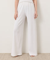 Organic Pointelle Wide Leg Pant