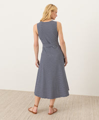 Organic Fit & Flare Easy V-Neck Dress