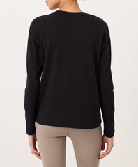 Organic Softspun Essential Crewneck Long Sleeve Tee