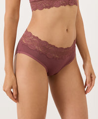 Organic Lace Waist Brief 3-Pack