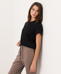 Organic Soft-Slub Essential Crewneck Tee