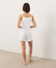 Organic Pointelle Short