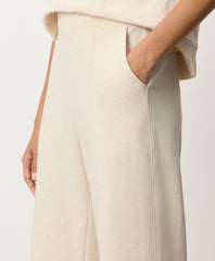 Organic Airplane Pintuck Wide Leg Pant