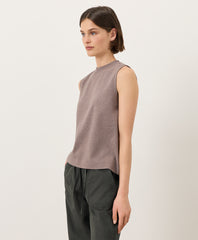 Organic Airplane Mock Neck Shell