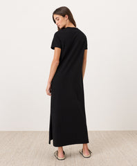 Organic Soft-Slub Essential Easy Tee Maxi Dress