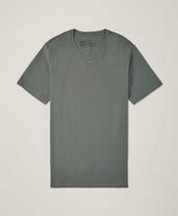 Organic Luxe Essential Slim Fit V-Neck Tee