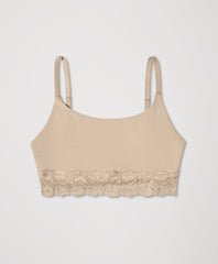 Organic Lace Modern Scoop Bralette