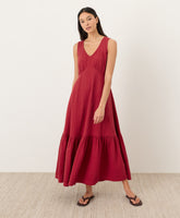 Organic Coastal Double Gauze Beach To Brunch Maxi Dress