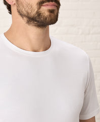 Organic Luxe Essential Slim Fit Crewneck Tee
