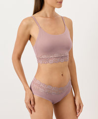 Organic Lace Modern Scoop Bralette