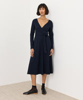 Organic Fit & Flare Wrap Dress