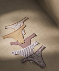 Organic Everyday Classic Fit Thong 5-Pack