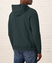 Organic Brushed Fleece Pullover Hoodie