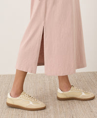 Organic Soft-Slub Essential Easy Tee Maxi Dress