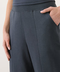 Organic Airplane Pintuck Wide Leg Pant